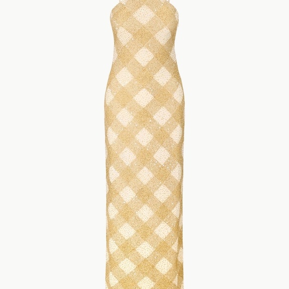 STAUD CUBISM DRESS GOLDEN HOUR - Picture 2 of 6